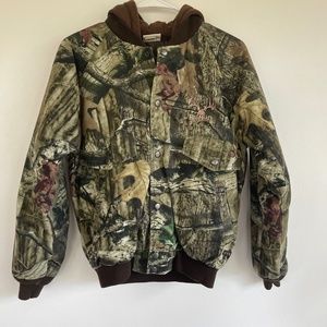 Red Head For Youth Thermolite Insulated Camouflage Hunting Jacket Zip & Button L